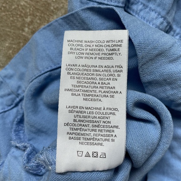 Thread & Supply Light Blue Shorts - Picture 5 of 6